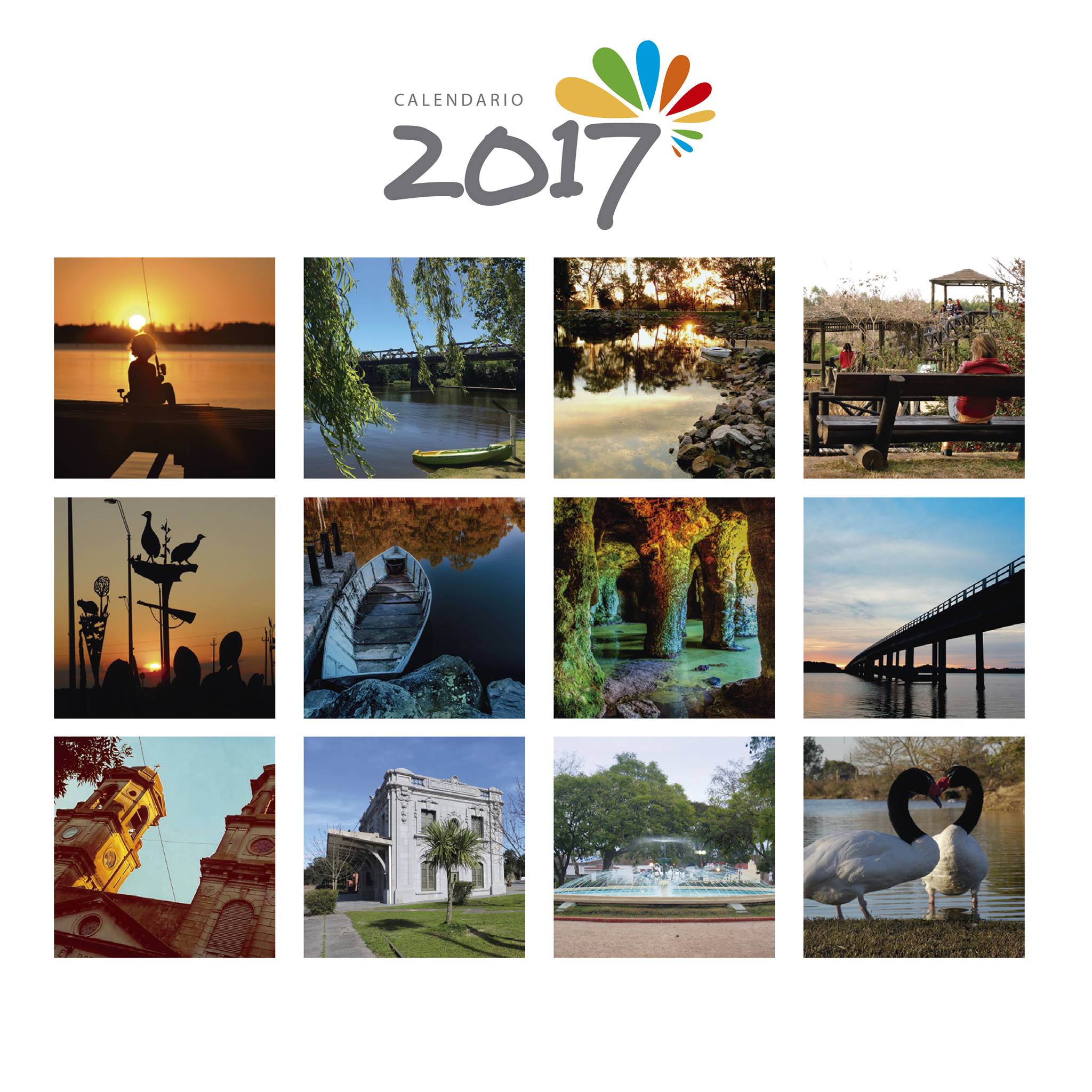 11.01.2017 Fueron seleccionadas 12 fotos para el calendario 2017 de Flores Turístico