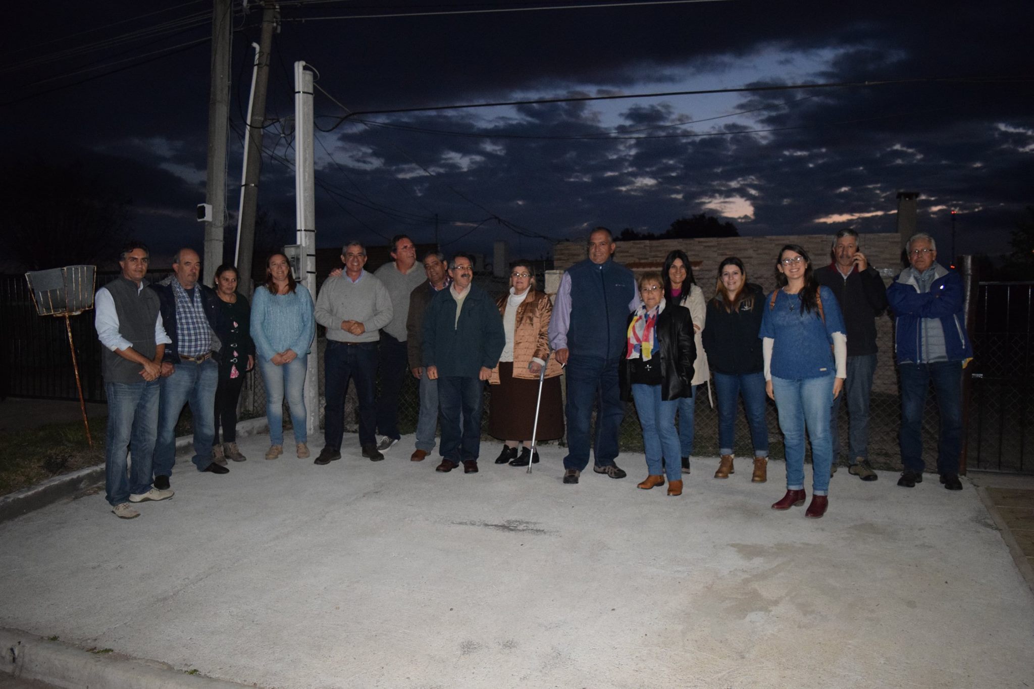 28.06.2017 Se inauguraron obras de alumbrado público en la zona de calle Uruguay y Ansina