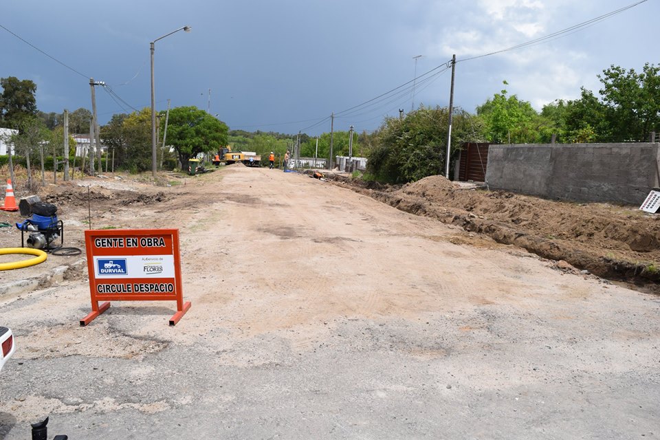 26.10.2017 Comenzaron las obras en Barrio La Pedrera