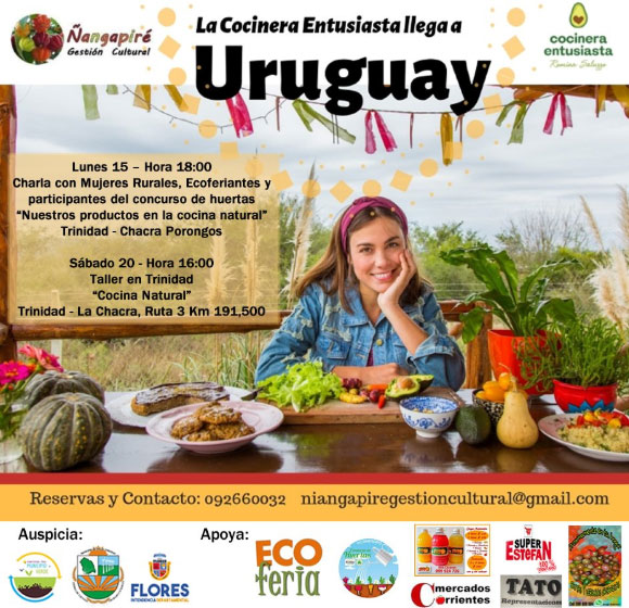 09.10.2018 Talleres de cocina con Romina Saluzzo en Trinidad