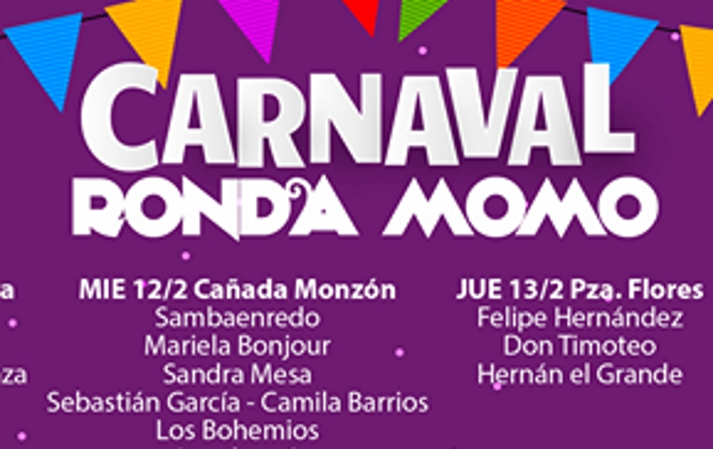 07.02.2020 Calendario de Ronda Momo durante este mes en la ciudad