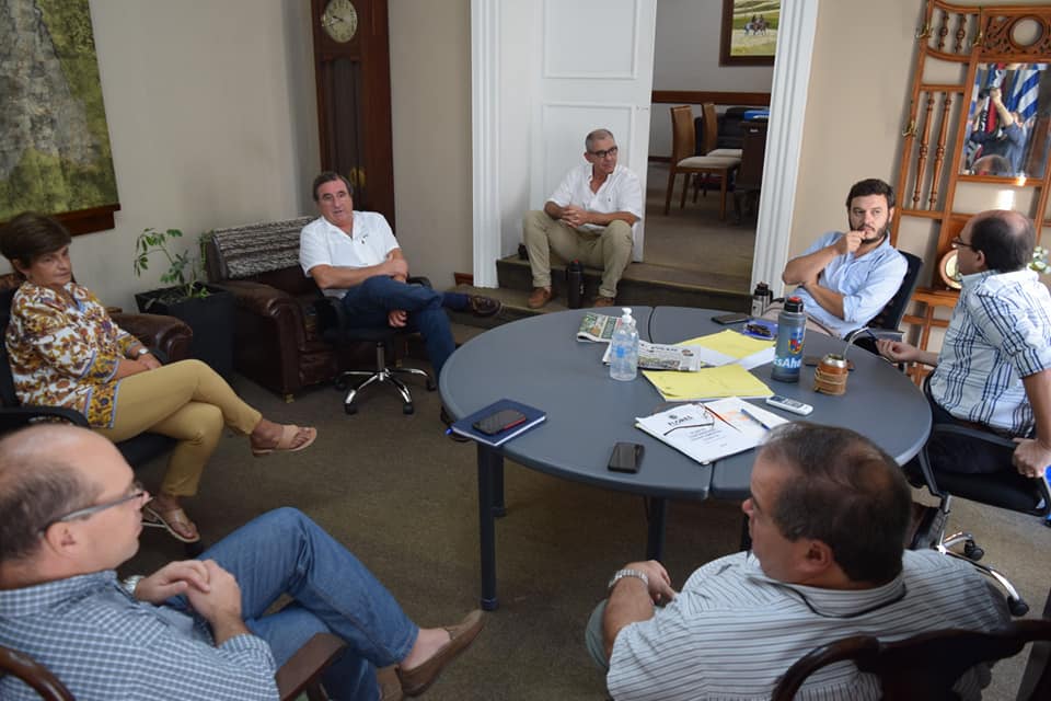 04.04.2020 Intendente Diego Irazábal inició audiencias con autoridades ante la emergencia sanitaria