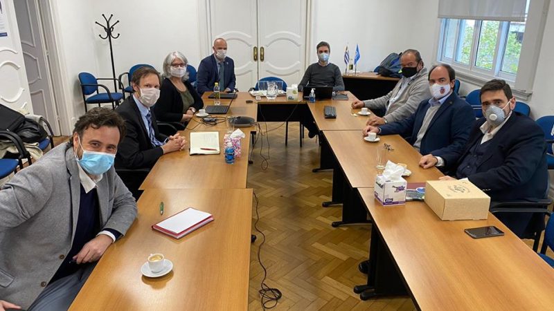 06.05.2020 Autoridades de la Intendencia mantuvieron una reunión en Montevideo