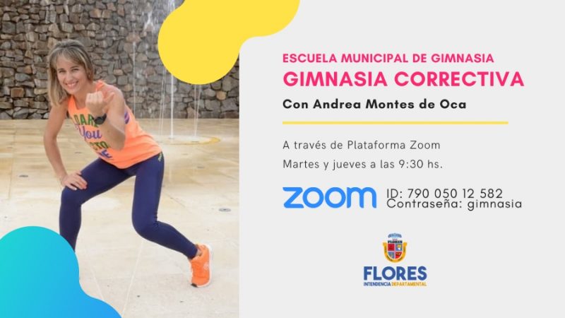 20.04.2021 Gimnasia Correctiva de la Escuela Municipal a través de Zoom