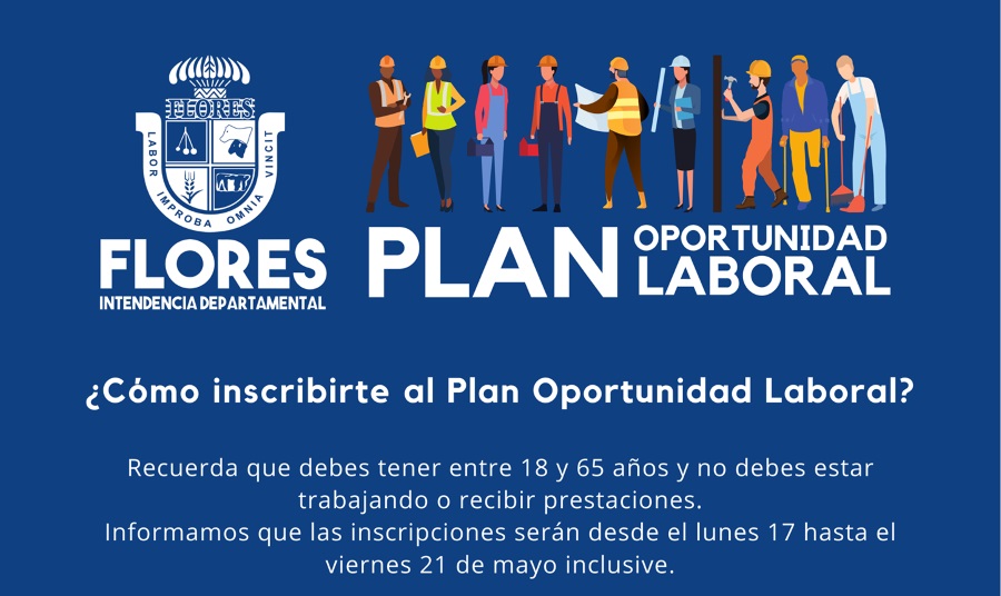17.05.2021 Inscripciones al Plan de Oportunidad Laboral