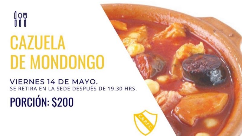09.05.2021 Club Porongos realiza venta de cazuela de mondongo