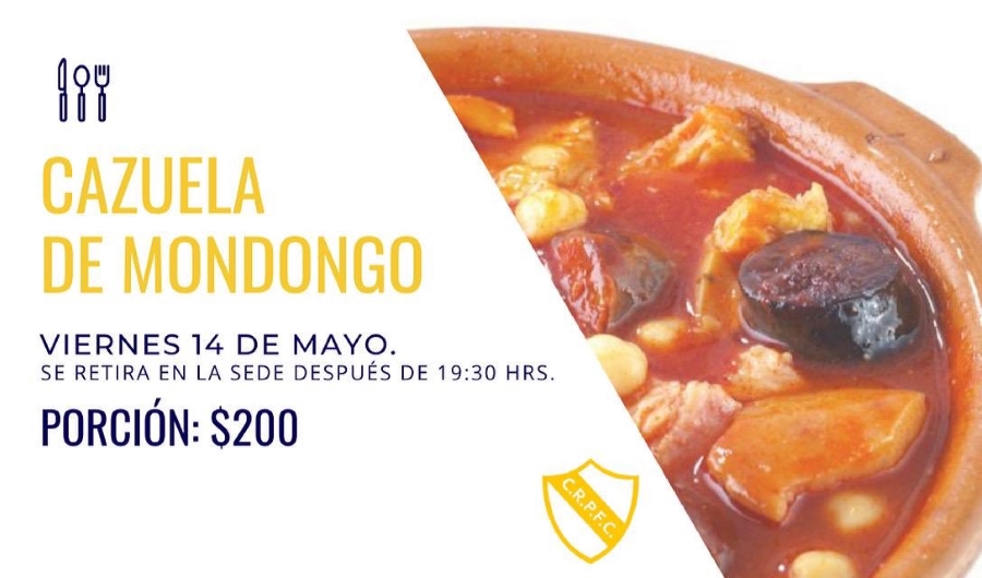 09.05.2021 Club Porongos realiza venta de cazuela de mondongo