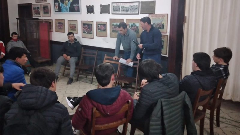 02.08.2021 Independiente presentó su dupla técnica en Sub 20 para este año