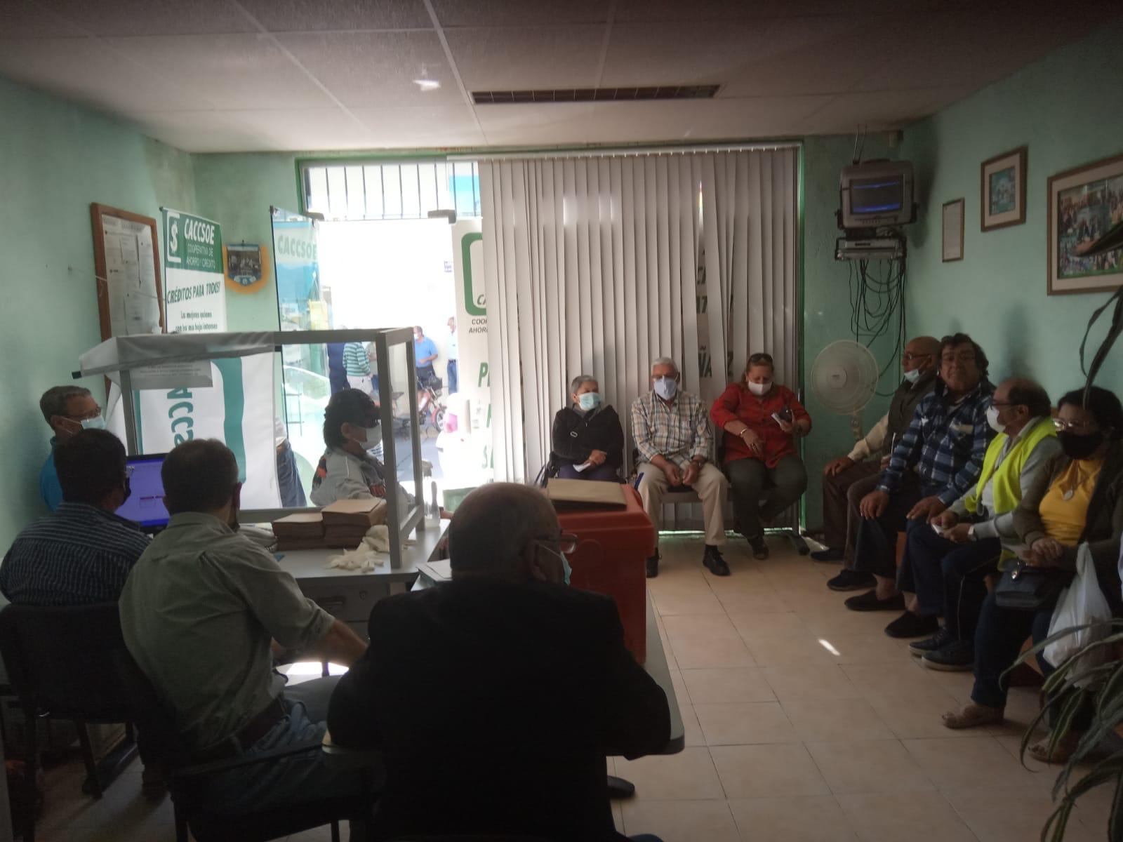 30.11.2021 Se están realizando las elecciones de CACCSOE en Trinidad
