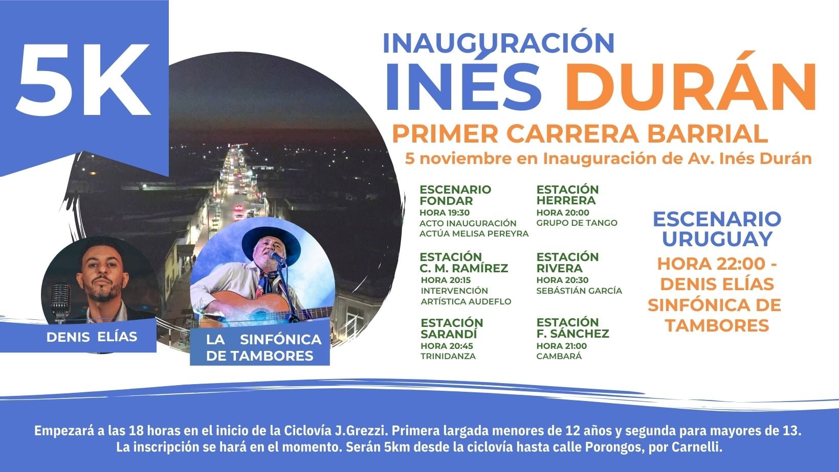 03.11.2021 Este viernes se inaugurarán las obras de la Avenida Inés Durán