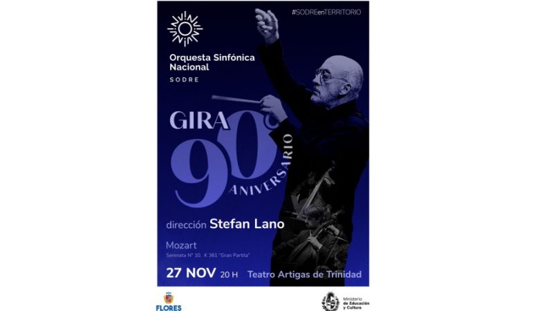 17.11.2021 El 27 de noviembre se presentará la Orquesta Sinfónica del SODRE en el Teatro Artigas