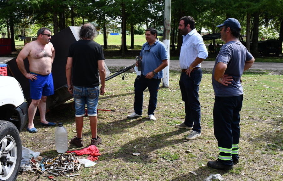 22.01.2022 Autoridades recorrieron las instalaciones del Balneario Don Ricardo