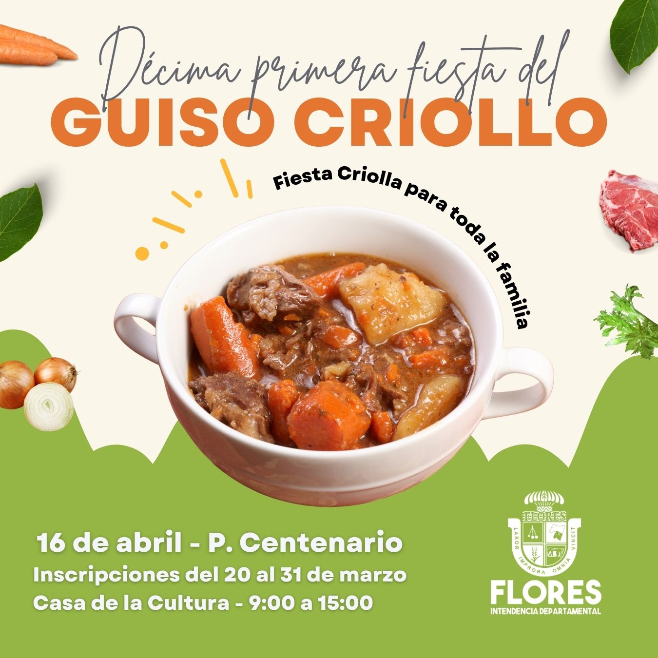 18.03.2023 11° Fiesta Criolla para toda la familia en Flores