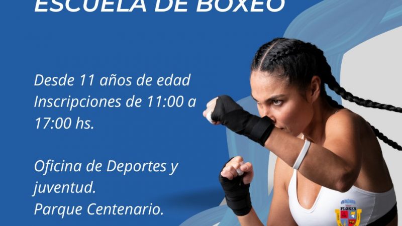 20.03.2023 Inscripciones abiertas para la Escuela de Boxeo en Flores