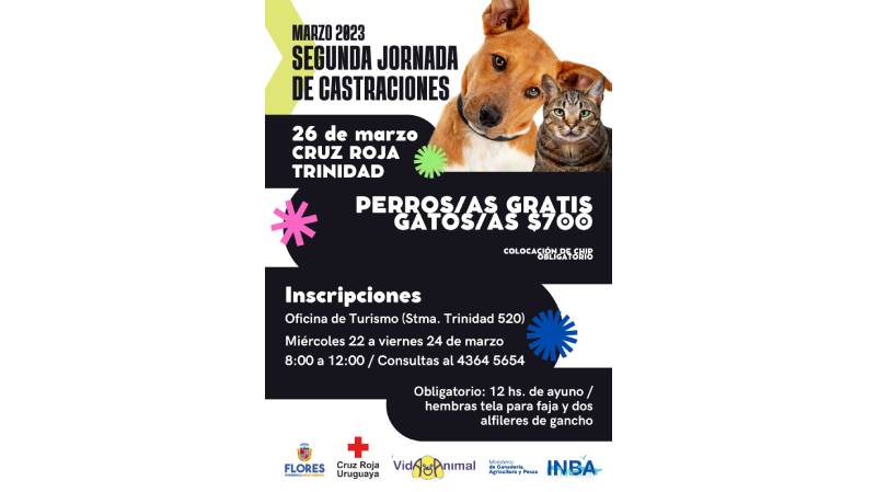 22.03.2023 Este domingo segunda jornada de castraciones