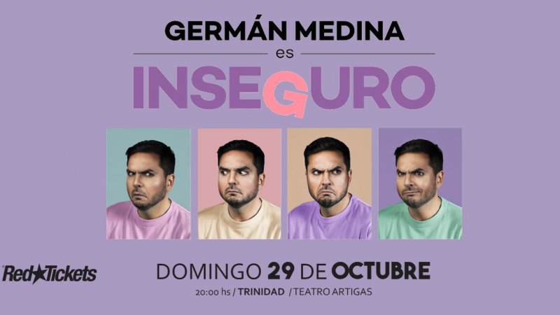 28.10.2023 El humorista Germán Medina se presenta mañana en Trinidad.