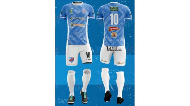 19.01.2024 La Liga de Fútbol de Flores presentó las nuevas camisetas para la COPA OFI 2024