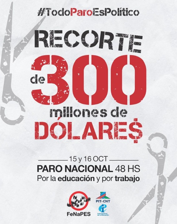 Por dos días habrá paro nacional de educación